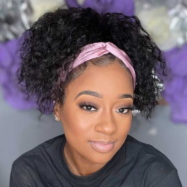 Glueless & Affordable Wet And Wavy Headband Wig